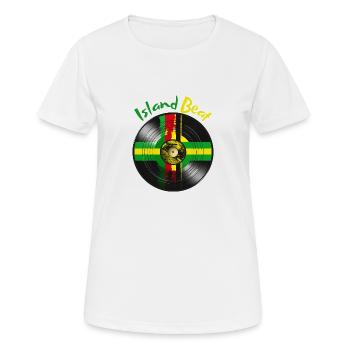 Island Beat - Rythmes des tropiques et du soleil - T-shirt respirant Femme - blanc - Devant - AI Model Female 172 dark (172cm)