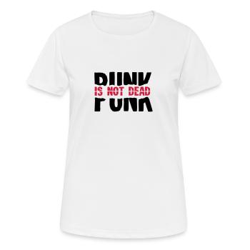 punk - Frauen T-Shirt atmungsaktiv - Weiß - Vorne - AI Model Female 172 dark (172cm)