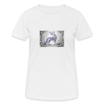 Animal mystique 15 - T-shirt respirant Femme - blanc - Devant - AI Model Female 172 dark (172cm)