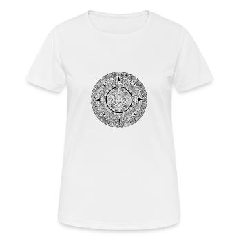 Ethno Travel Experience - Women's Breathable T-Shirt - white - Front - AI Model Female 172 dark (172cm)