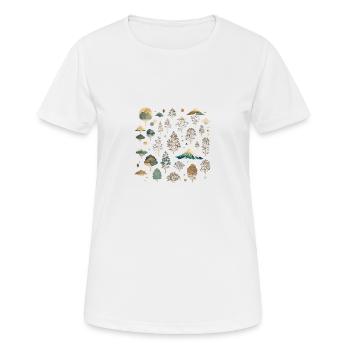 Beauty of nature - Women's Breathable T-Shirt - white - Front - AI Model Female 172 dark (172cm)