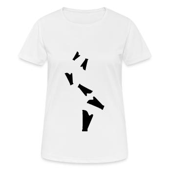 Symbole de la harpe - T-shirt respirant Femme - blanc - Devant - AI Model Female 172 dark (172cm)