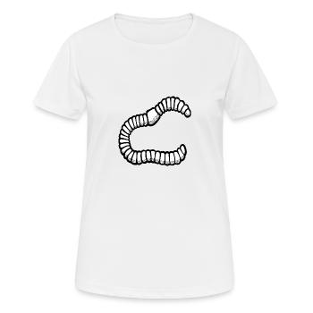 raup 70 - Frauen T-Shirt atmungsaktiv - Weiß - Vorne - AI Model Female 172 dark (172cm)