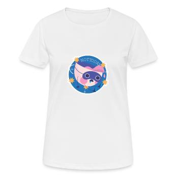 NOT TODAY - T-shirt respirant Femme - blanc - Devant - AI Model Female 172 dark (172cm)
