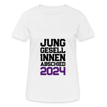 Hen Party 2024 Hen - Women's Breathable T-Shirt - white - Front - AI Model Female 172 dark (172cm)