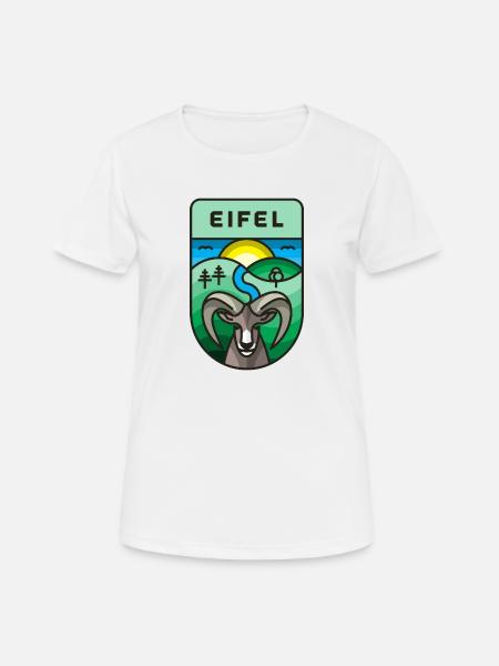 Eifel Patch - Frauen T-Shirt atmungsaktiv - Weiß