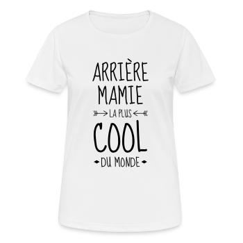Großmütter / Oma / Mami / Großmutter / Mamy - Frauen T-Shirt atmungsaktiv - Weiß - Vorne - AI Model Female 172 dark (172cm)
