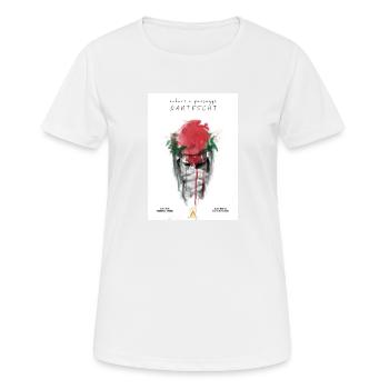 F6E48893 EC0C 4962 9E70 87BE05950BD3 - Frauen T-Shirt atmungsaktiv - Weiß - Vorne - AI Model Female 172 dark (172cm)