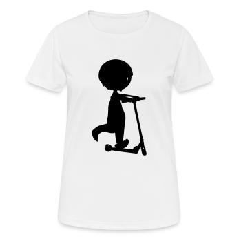 Boy Reiten - Frauen T-Shirt atmungsaktiv - Weiß - Vorne - AI Model Female 172 dark (172cm)