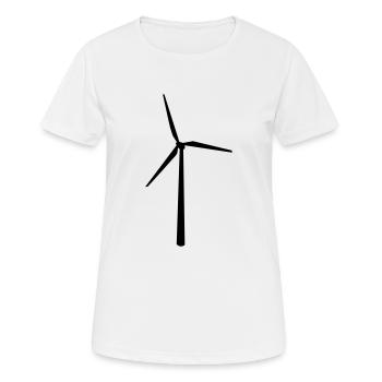 sustainable - Women's Breathable T-Shirt - white - Front - AI Model Female 172 dark (172cm)