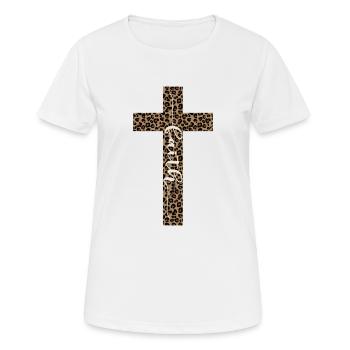 Foi - T-shirt respirant Femme - blanc - Devant - AI Model Female 172 dark (172cm)