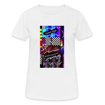 Impact Style 2 10trayant 4000 - T-shirt respirant Femme - blanc - Devant - AI Model Female 172 dark (172cm)