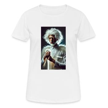 Engel - Frauen T-Shirt atmungsaktiv - Weiß - Vorne - AI Model Female 172 dark (172cm)