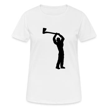Lumberjack - Women's Breathable T-Shirt - white - Front - AI Model Female 172 dark (172cm)