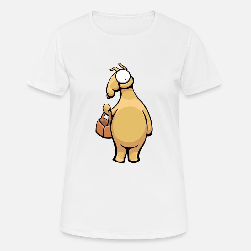 Easter Llama - Women's Breathable T-Shirt - white