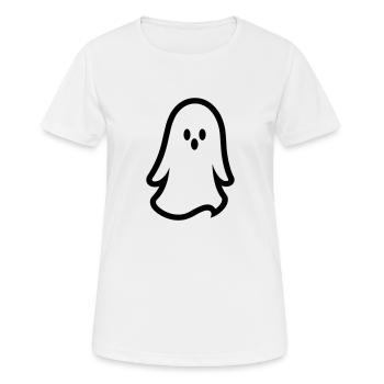 Ghost - Women's Breathable T-Shirt - white - Front - AI Model Female 172 dark (172cm)