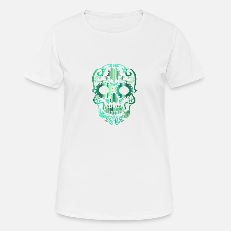 Skull - Women's Breathable T-Shirt - white