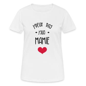 Großmütter / Oma / Mami / Großmutter / Mamy - Frauen T-Shirt atmungsaktiv - Weiß - Vorne - AI Model Female 172 dark (172cm)