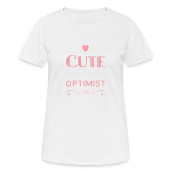 Geschenk zur Taufe - Frauen T-Shirt atmungsaktiv - Weiß - Vorne - AI Model Female 172 dark (172cm)