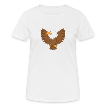 Emoji Eagle - Women's Breathable T-Shirt - white - Front - AI Model Female 172 dark (172cm)