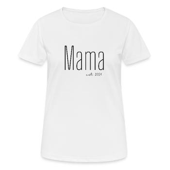 Mama 2024 - Frauen T-Shirt atmungsaktiv - Weiß - Vorne - AI Model Female 172 dark (172cm)