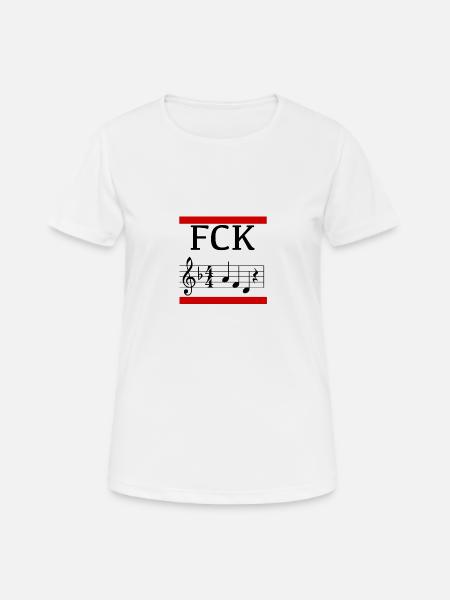 fck afd - Frauen T-Shirt atmungsaktiv - Weiß