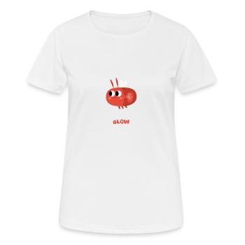 Let's Glow | Luciole mignonne pour les enfants - T-shirt respirant Femme - blanc - Devant - AI Model Female 172 dark (172cm)
