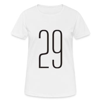 29 - T-shirt respirant Femme - blanc - Devant - AI Model Female 172 dark (172cm)