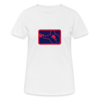 Boxen Boxen boxen amerikanischen logo5 - Frauen T-Shirt atmungsaktiv - Weiß - Vorne - AI Model Female 172 dark (172cm)