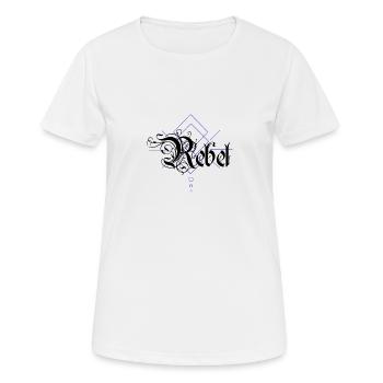 Rebel - Women's Breathable T-Shirt - white - Front - AI Model Female 172 dark (172cm)