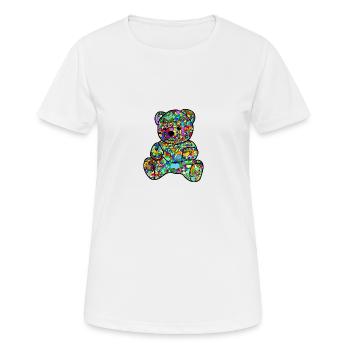 Umarmungen von Bären - Frauen T-Shirt atmungsaktiv - Weiß - Vorne - AI Model Female 172 dark (172cm)