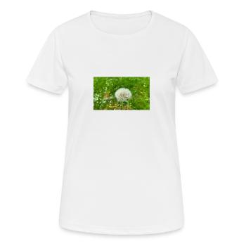 Pissenlit - T-shirt respirant Femme - blanc - Devant - AI Model Female 172 dark (172cm)