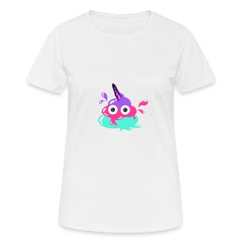 Unicorn shit, shit, colorful shit, - Women's Breathable T-Shirt - white - Front - AI Model Female 172 dark (172cm)