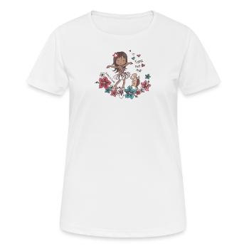 Dance with me - Women's Breathable T-Shirt - white - Front - AI Model Female 172 dark (172cm)