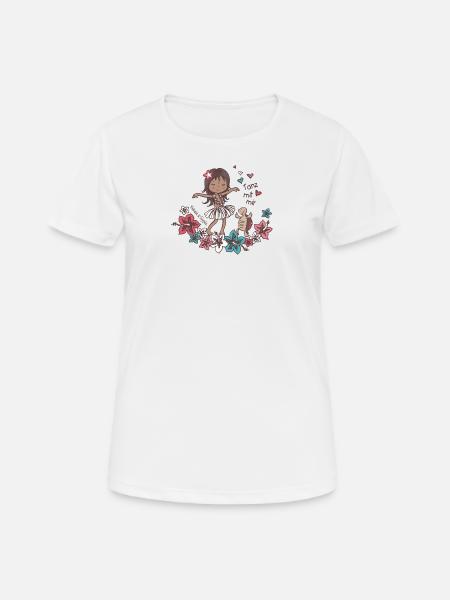 Danse avec moi - T-shirt respirant Femme - blanc