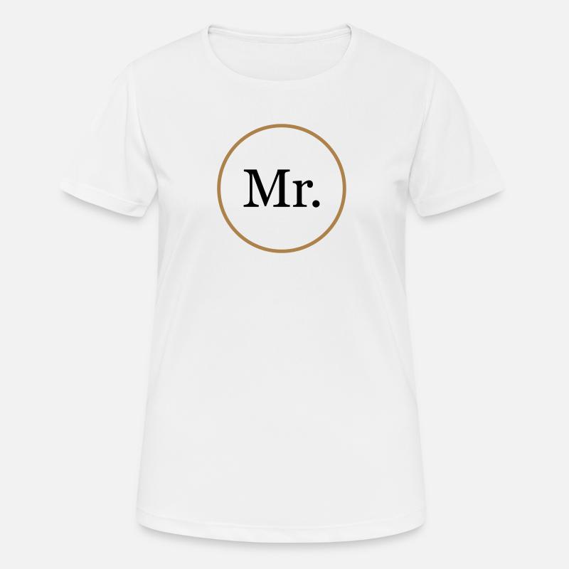Mr Mrs Wedding Wedding - Women's Breathable T-Shirt - white