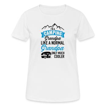 Caravane - T-shirt respirant Femme - blanc - Devant - AI Model Female 172 dark (172cm)