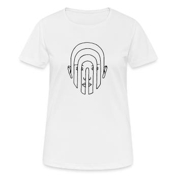 Head - Women's Breathable T-Shirt - white - Front - AI Model Female 172 dark (172cm)