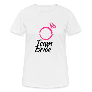 Junggesellen abschied - Frauen T-Shirt atmungsaktiv - Weiß - Vorne - AI Model Female 172 dark (172cm)