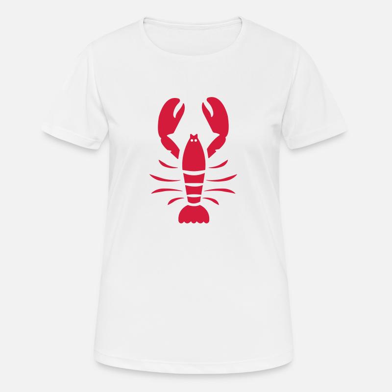 Lobster - Women's Breathable T-Shirt - white