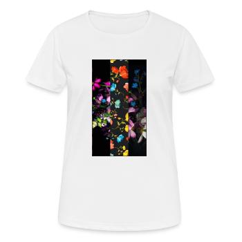 Tief Night Garden - Frauen T-Shirt atmungsaktiv - Weiß - Vorne - AI Model Female 172 dark (172cm)