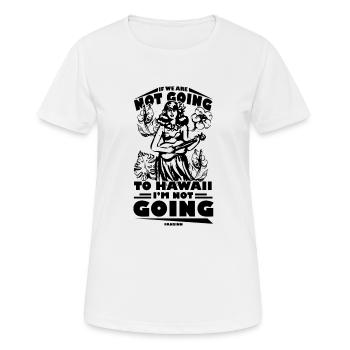 Hawaii - Frauen T-Shirt atmungsaktiv - Weiß - Vorne - AI Model Female 172 dark (172cm)