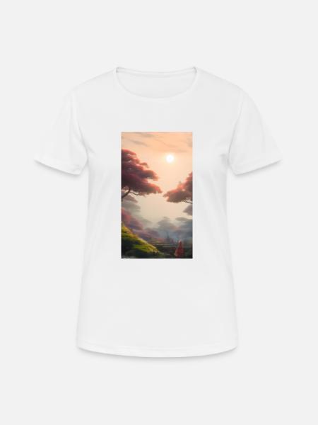 Celestial Melody - Women's Breathable T-Shirt - white
