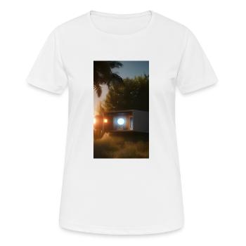 Hidden Home in the Woods - Women's Breathable T-Shirt - white - Front - AI Model Female 172 dark (172cm)