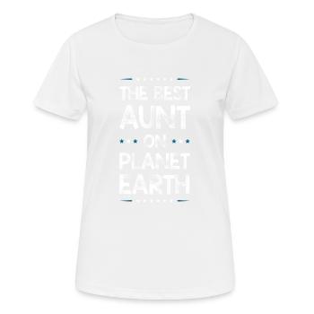 Beste Tante Spruch - Frauen T-Shirt atmungsaktiv - Weiß - Vorne - AI Model Female 172 dark (172cm)