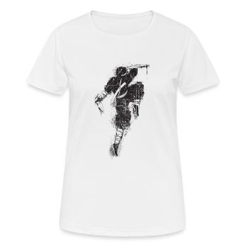 Ninja Samouraï Karaté Arts martiaux Asie - T-shirt respirant Femme - blanc - Devant - AI Model Female 172 dark (172cm)
