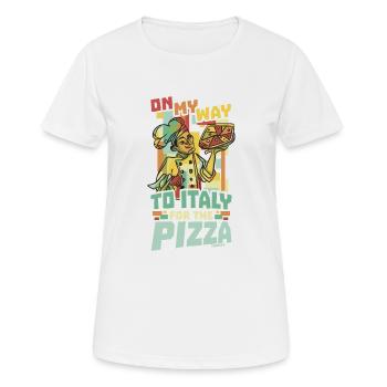 Italy Italian Flag Italia Gift - Women's Breathable T-Shirt - white - Front - AI Model Female 172 dark (172cm)