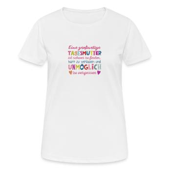 Großartige Tagesmutter - Frauen T-Shirt atmungsaktiv - Weiß - Vorne - AI Model Female 172 dark (172cm)