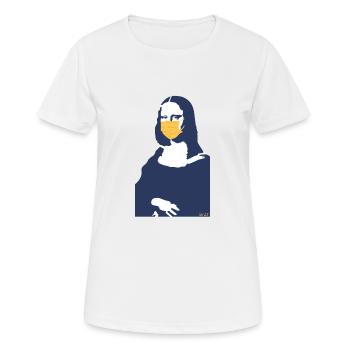 Corona Lisa - T-shirt respirant Femme - blanc - Devant - AI Model Female 172 dark (172cm)