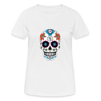 Shirt Blue Taco Kopenhagen - Frauen T-Shirt atmungsaktiv - Weiß - Vorne - AI Model Female 172 dark (172cm)